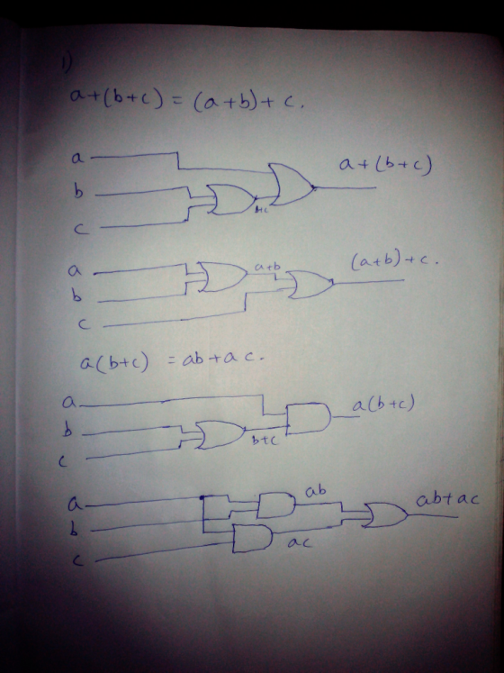 a. C. ca tb a(b+c) ab abtac ас ас.