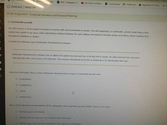 age Mail Chapagain, S.. O (5) 3 Hours of Beau... Course Home Codification Application for Vist... CENGAGE MINDTAP Ch 09: Assi