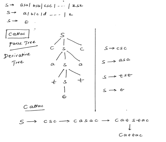 乙 乙 cati ac CS Tree as a c Cas ac> → cat stac Catta c