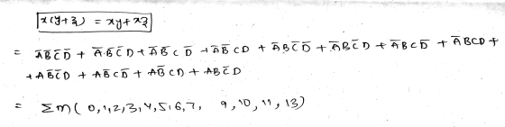 Y+2) = xy +23] = A B C D + A B C D TĀ B C D A B CD & ABC ñ ABCD & AB CD TĀ BCD T +ABCD + AB CD + AB CD + AB C D | - 5)( 0,1,2
