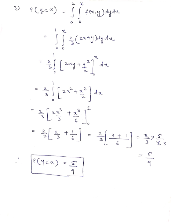 일 3) PCycx) =5 l ferry dyda 10 이에 (2) [] - [구+ ] . 중 |