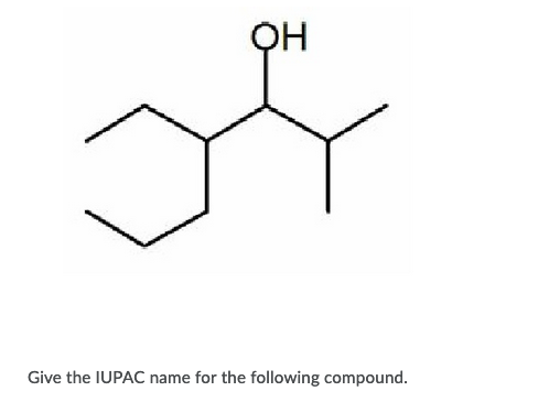Give the IUPAC name for the following compound.