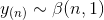 y_{(n)}\sim \beta (n, 1)