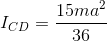 15ma? IcD = 36