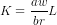 K= 2