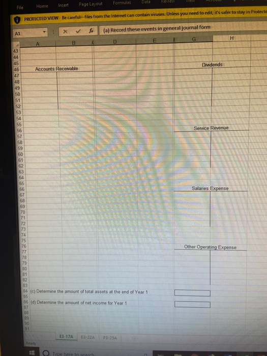 Formulas REVIEW Page Layout File Home Insert PROTECTED VIEW Be careful-files from the Internet can contain viruses. Unless yo