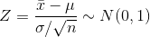 Z T- o/vn N(0,1)