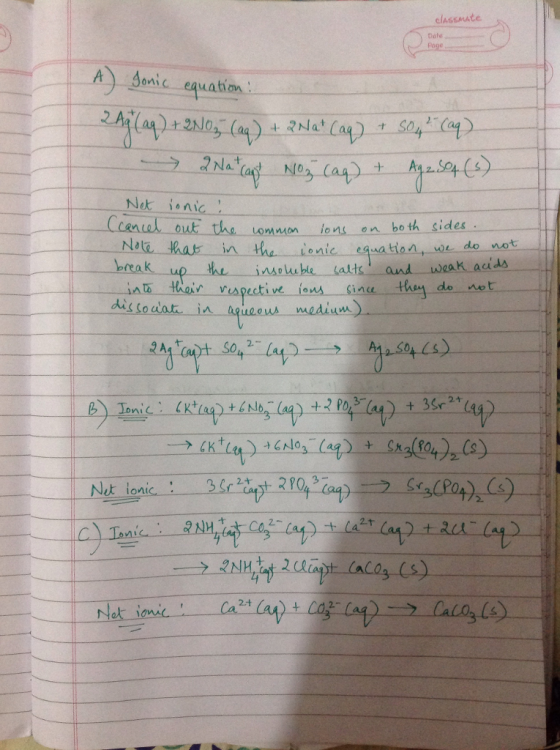 Dafe Nat Nek ionic ut the ommon ions an both sides rv e -tar-in-the-Lonic equation, vde do no七 inT6 their resive -lons --sinc