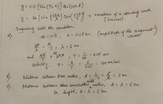 2 a bomen al Ja 0.5 [sim (1) -)] n (sort) 20 [sem (274). Con ( aereation of a standing wave (General) Comparing loth the enab