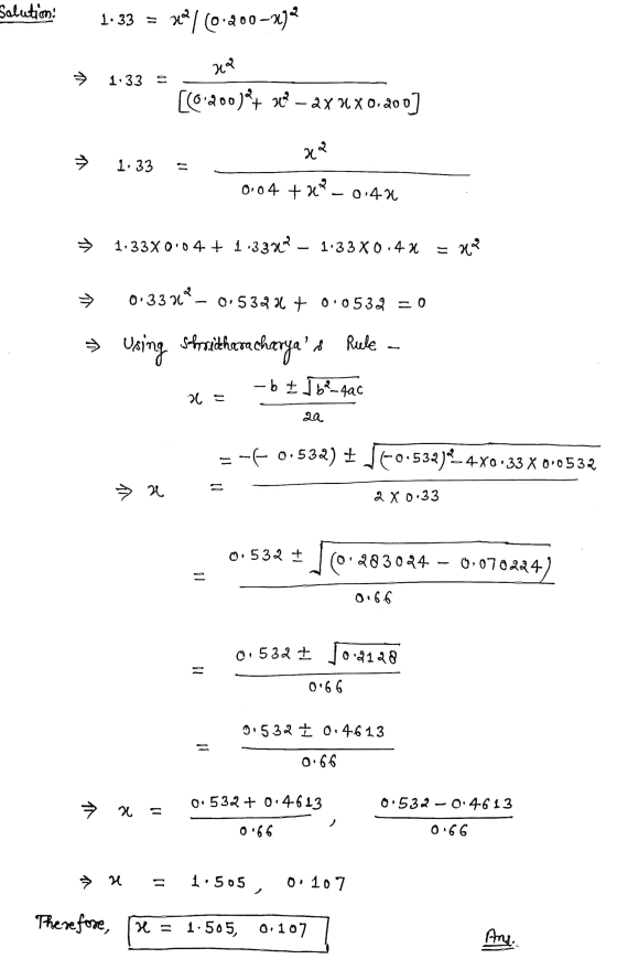 Solution 1. 33 = zece 10.200–uje? Ha TA 1.33 [10.200)*+ * - 28 380.200] x2 VE 1.33 0.04 +37_ 0.4% 1.33X 0.04 + 1:33x4? 1.33 X