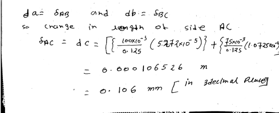 daż SAB and d6:2. SBC so change in lamath of side . AC Spc = dc = { 100*40* ( 5.87240*5)} + { Western (1-672564 0.125 =o.ooo