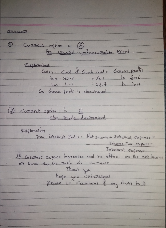 splemalia2 oads Sold loo-41 The Satdecneased Time imtelest latio Net Income + Intenest esgense + Intenest expense 가. Enbanest espese, mch eases and ma elpect on the et income on tores Hhen the ario wir dlecnense jau hafe yau undeastamd lease be Commenb