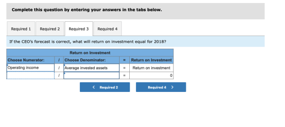 Complete this question by entering your answers in the tabs below. Required 1 Required 2 Required 3 Required 4 If the CEOs f