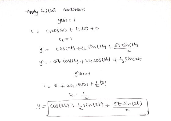 y = cos(2+) + sin(24) + St sincet) - CC)- + (0) So7) 7 + 0 - 1 v=101, 14 J5+ (ye) sg2151+97)soว 3S: = 6 COS(24) the - strin (