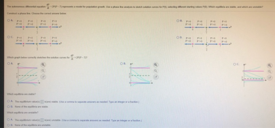 The autonomous Gerential equation PPT represents a model for population growth Use a phaseline analysis to sketch solution cu