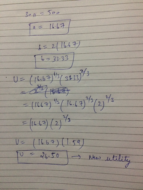 30a - 500 Ta = 16.67 . U = (1626 7)*/3333343 - (1642o ( 16.6.2)*243 = 16.67) (2 % U= (1667) (1:59) go 26.50 New utility