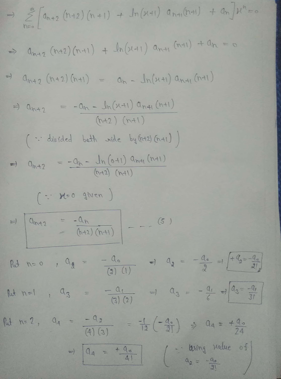 Ant 2 (2+2) (n + 1) + In (2+1) anti (ht) + an/Hh In ]wetre T neo anez (h+2)(n+1) + ln (4+1) anti (n+1) + an ao - Ant 2 (h+2)