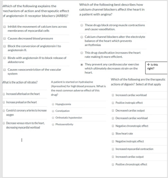 Which of the following best describes how Which of the following explains the calcium channel blockers affect the heart in me
