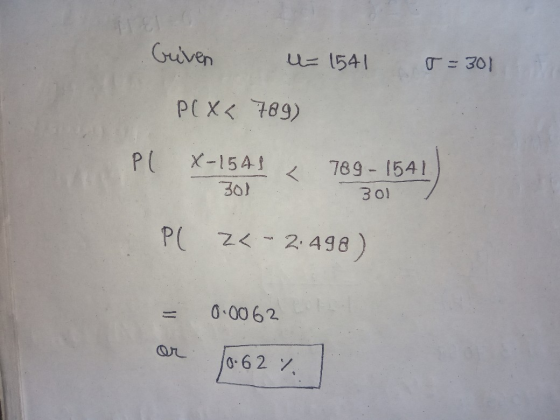 Given un 1541 = 301 PCX +9) PL X-1541 301 789- 1541 301 PL 24 - 2:498) 0.0062 10.62%