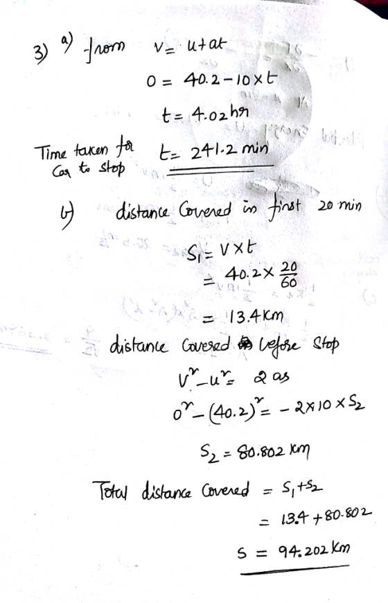 0 = 40, 2-1oxt Time taxun fa 241.2 mn -412x 20 13.4km ニ 13,4ナ80.802. S = 94:202 km