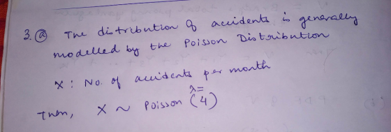 nio dilled b the Poison Dis tobntton 久= tnm , × ~ Poisson (4)