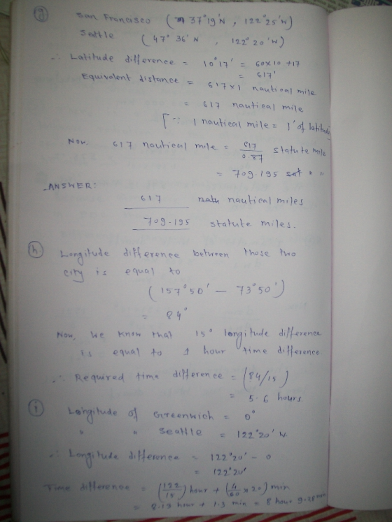 5an Froneseo 19 , 1ens) ) N S ett le ( 47° 36 N 122 20 Latitude d erence 10 17 = GOX 10 +17 Equiralent distence 617 617x1 n