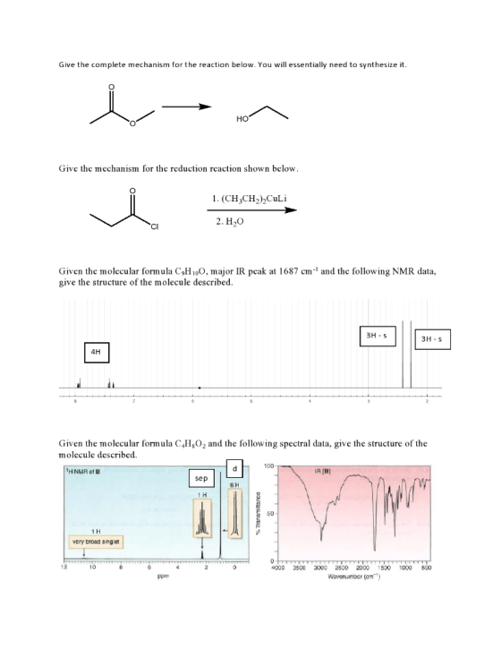 Give the complete mechanism for the reaction below. You will essentially need to synthesize it. i- HO Give the mechanism for