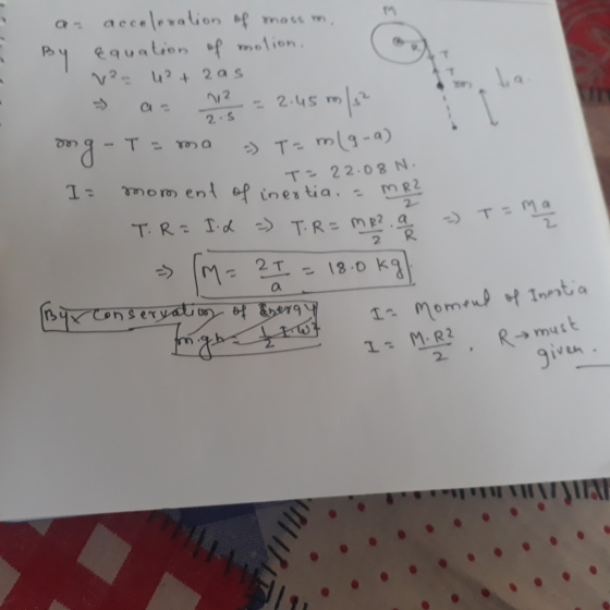 Py equation ofmelion 2 2 S : 3oro en 22.08 N 乃 Mome → mus 2