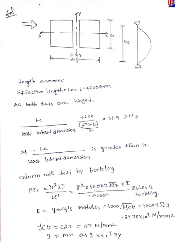 0 enrth 수코00 mm. As both snds ore hnget. be 4-200 a5-2) leas- tak ol diwuc sion. Column wil