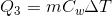 Q_3=mC_w\Delta T