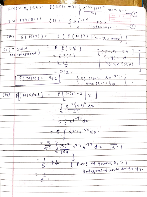 .*si i5t) m DATE PAGE dmwise NX E (N() TAJ E5 FeINnLAJ FHYI=A TTn PoldT ane greyudut) SECY 5-*1 S12 S12 9 hen N(x)= PNIX) (5