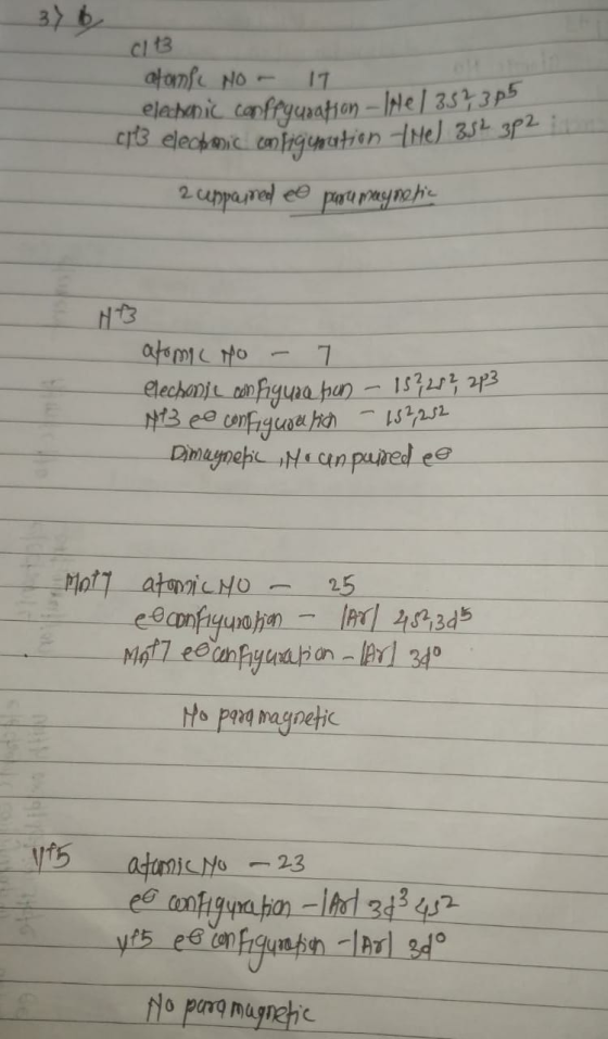 37 b 013 af of NO - 11 elebonic conffgusation - INel 35305 CB electric configuration / Nel 352 312 in 2 uppaped ee paramagnet