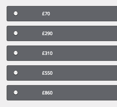 £70 £290 £310 £550 £860