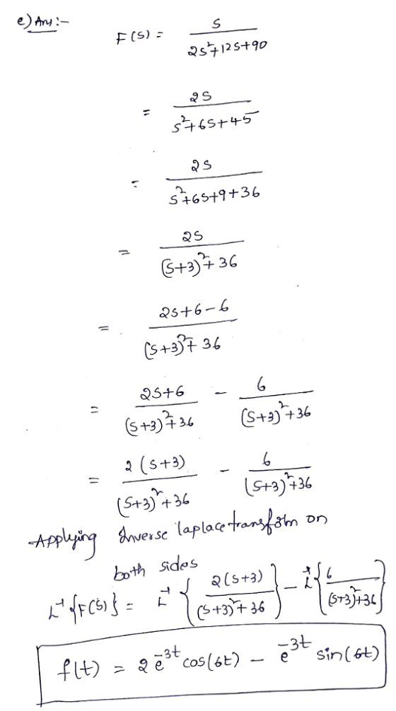 F CS) - S +69t9+36 QS QS+6 S+3 +36 2 (S+3) S+3) +36 (5+3),ナ34 -APP versc laplace (513)-31