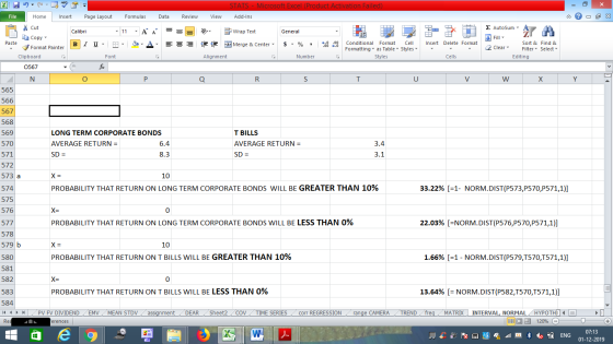 % Cut 8.3 STATS - Microsoft Excel (Product Activation Failed) File Home Insert Page Layout Formulas Data Review View Add-Ins