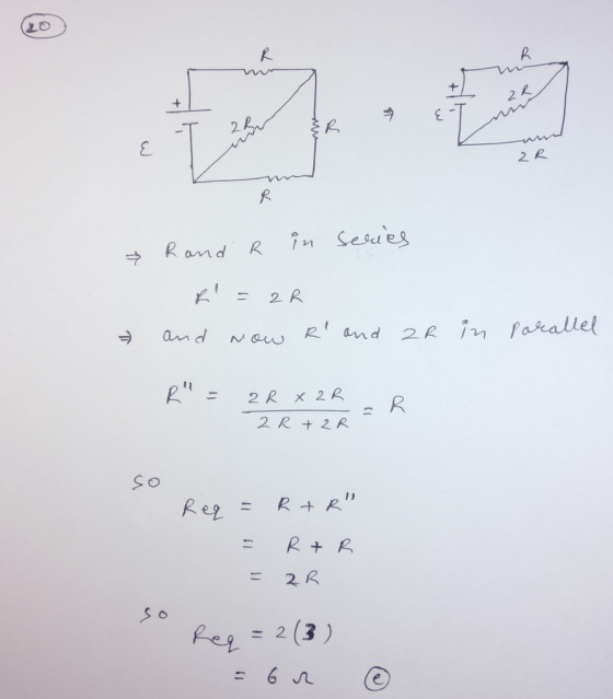 2 尺ラ çデー 2人 R, 2 7 2 R Rand R in senes So - R+R : 2 R Ret = 2(3 ) 6 n