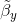 \tilde \beta_y