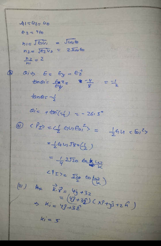 11742=40 E2-960 hi= JGG, a n2= Jozua = z 2=2 Juoto uoto & → Oi) Er ty - E2 tonois et tande / Oi- & ton(t) = – 26.50 (PI) L Gu