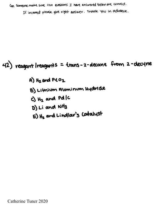Can someone make sure the questions I have answered below are corect. If incorrect please give right answer. Thank you in adv