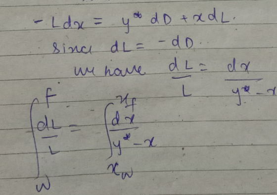 Ldor =4dDtdL Since dL dD we haue dLdlo sb L