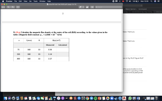 Preview File Edit View Me %38 D Mon 12:30 Q Go Tools Window Help phys104 lab final 2020.pdf (page 3 of 4) e 1 * ® Q Search Öğ