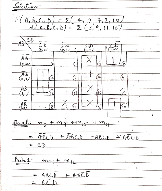 Solution FLA, B, C, D)=E( 4, 12, 7, 2, 10) dLA, B, C, D) = E(3, 9, 11, 15) CD AR CD 0,o/ is ارم) 101 AB (1,12 X (0,41 AB Con