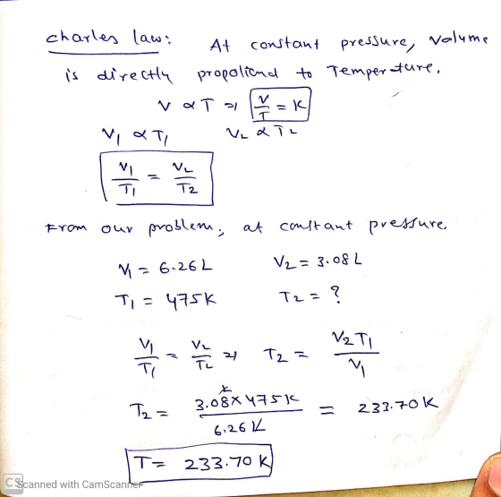 pressure, volume Temperature, is . At constant directly propoliand to rata (= k) wat vaTz from A our problem, at constant pre