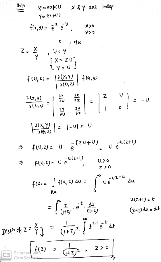 yn expl) X&Y are indep Уw еxрі) 120 yo fix,y)= ēmē, 0 itu 2. $ ,UEY X=ZU? LYU) flu,2) 13 (XIY HAY) D(0,2) > (0, 2) = 1 x li 0