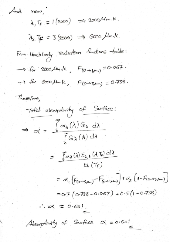 And now, A, Tf = 1 (2000) -> 2000Mm.k. 12 T = 3 (2000) Good Mmok. From Hackbody radiation functions table : for 2000 Mnak, Fl