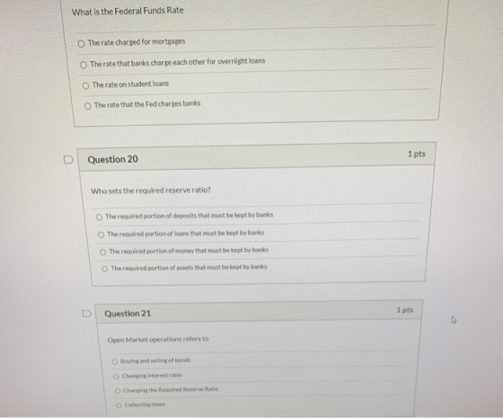 What is the Federal Funds Rate The rate charged for mortgages The rate that banks charge each other for overnight loans The r