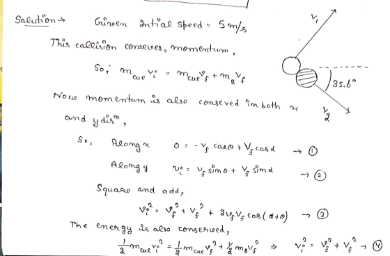 Cu e 35.6° Noas mementum us also cons e ve dein both χ A2o Squao and add, The emengy As lro cenjenued,