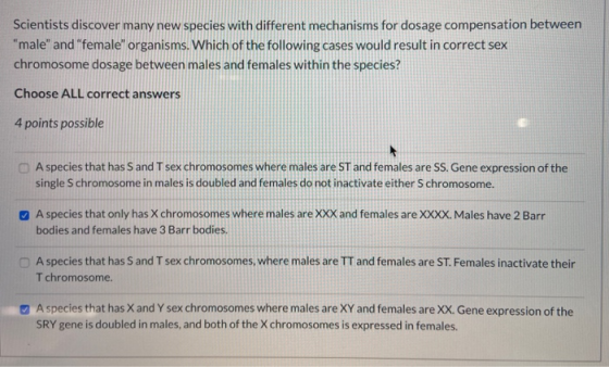 Scientists discover many new species with different mechanisms for dosage compensation between male and female organisms.