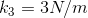 k3 = 3N/m