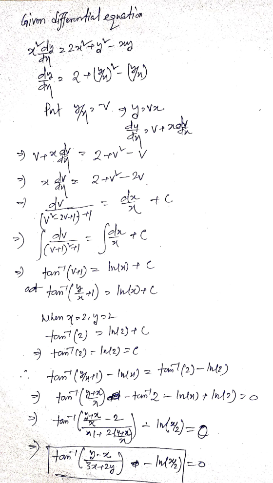 x Givon differential equation an dy, 21% % %) 2 an Put / V. a yove dy, ay ove godine » vpadu du d dv a 270-v dv z 2+rt-au dy